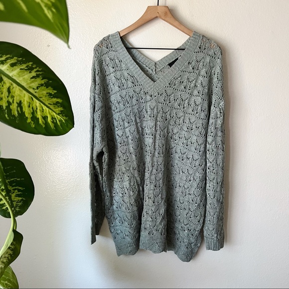 Lane Bryant Sweaters - Lane Bryant | Open Knit Sweater